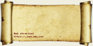 Nadja Vićentić vizit kartica